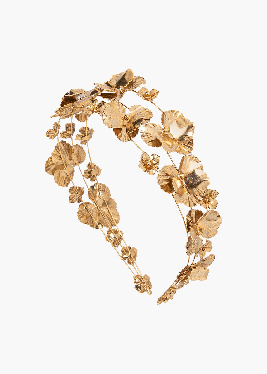 Jennifer Behr Golden Leaves hotsell headband