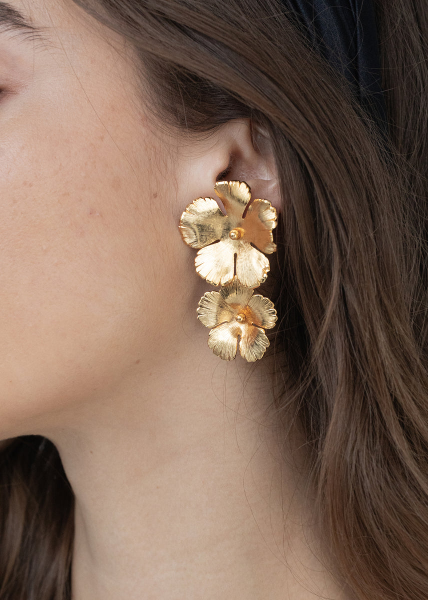 Collette Earrings -- Gold