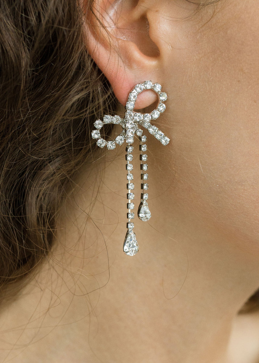 Mirabelle Earrings -- Crystal – Jennifer Behr LLC