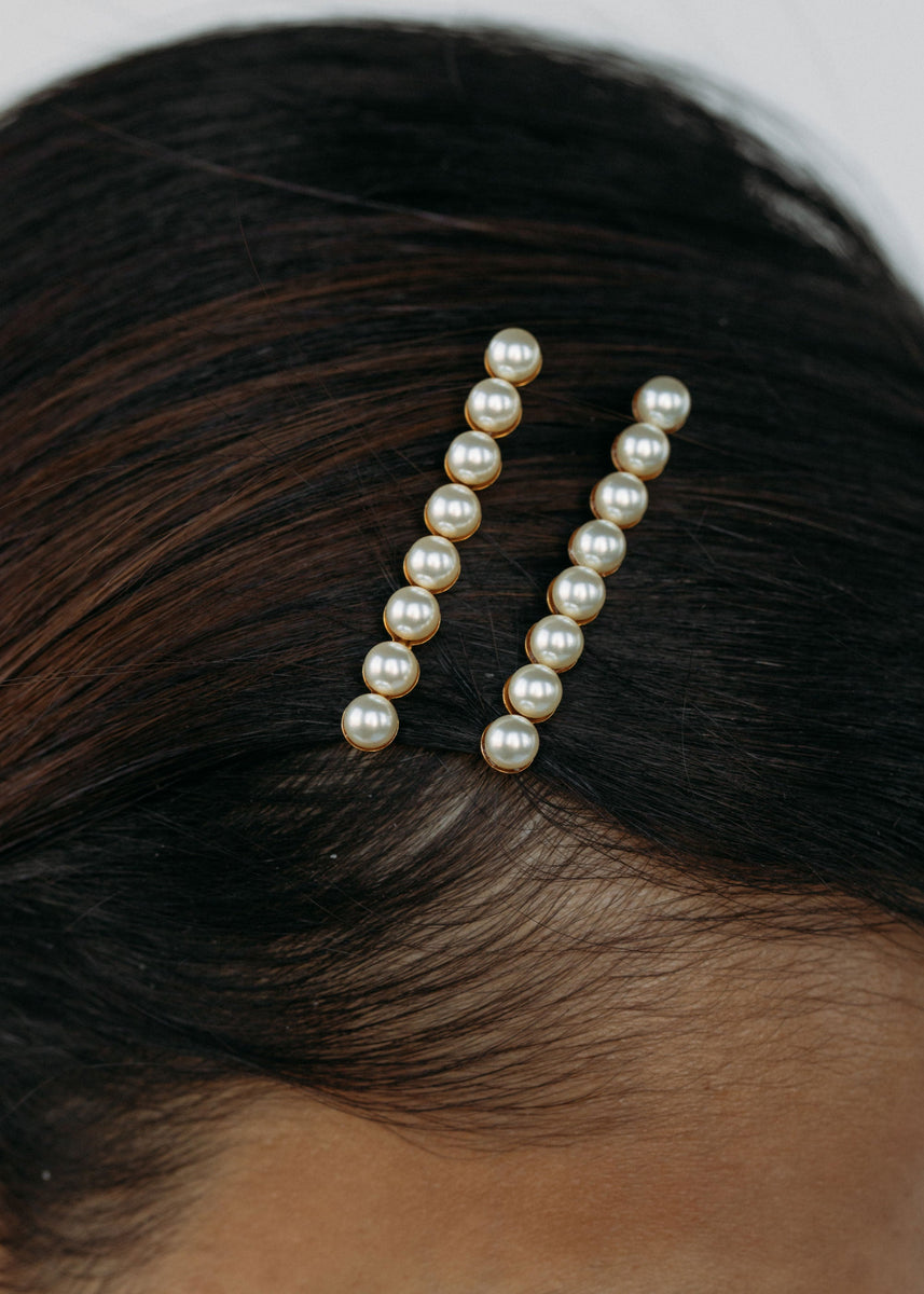 Pearl Bobby Pin Set  Hair Bobby Pins – Sweet Lemon Boutique