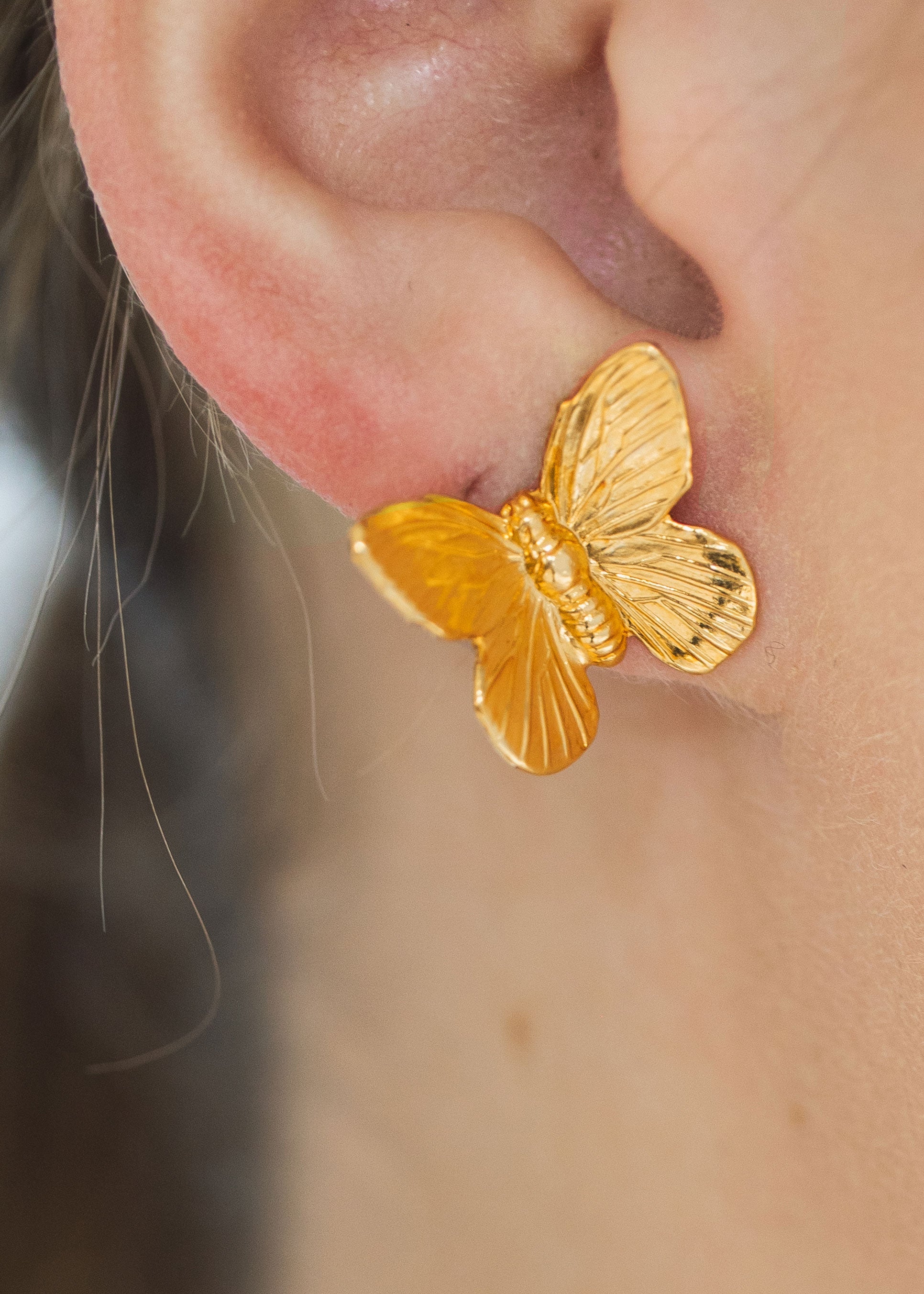 Jennifer Behr Avah Butterfly Earrings - Farfetch