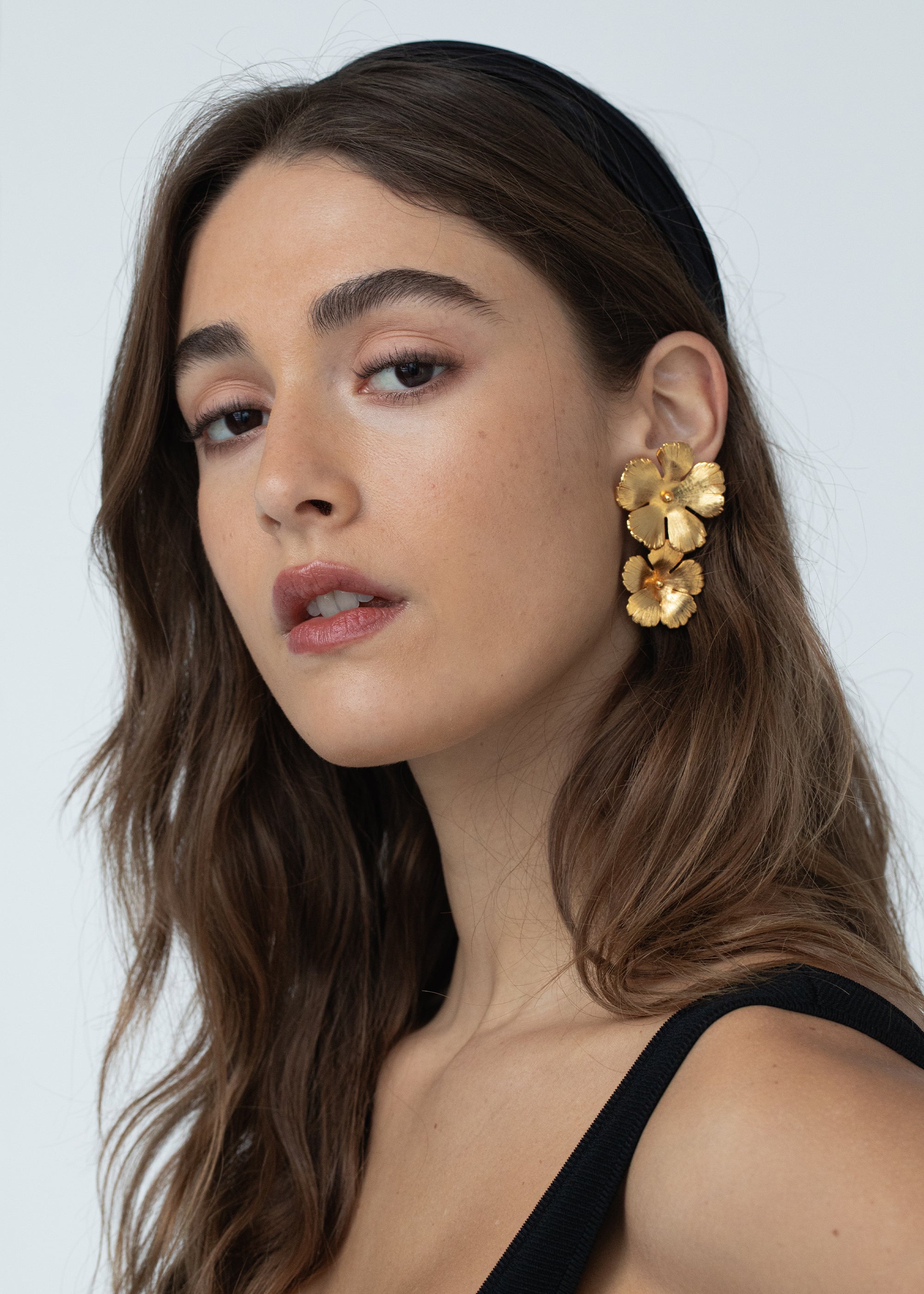 Collette Earrings -- Gold – Jennifer Behr LLC