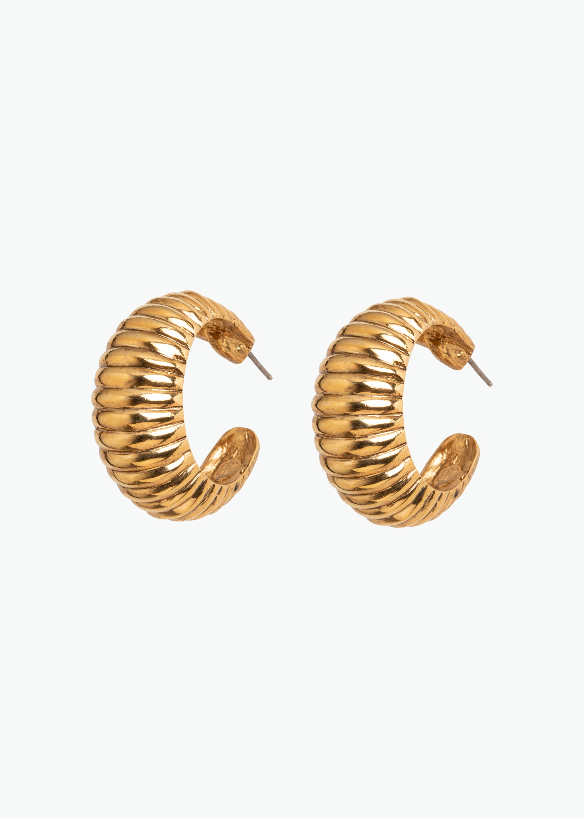 Brexton Hoop Earrings -- Gold – Jennifer Behr LLC