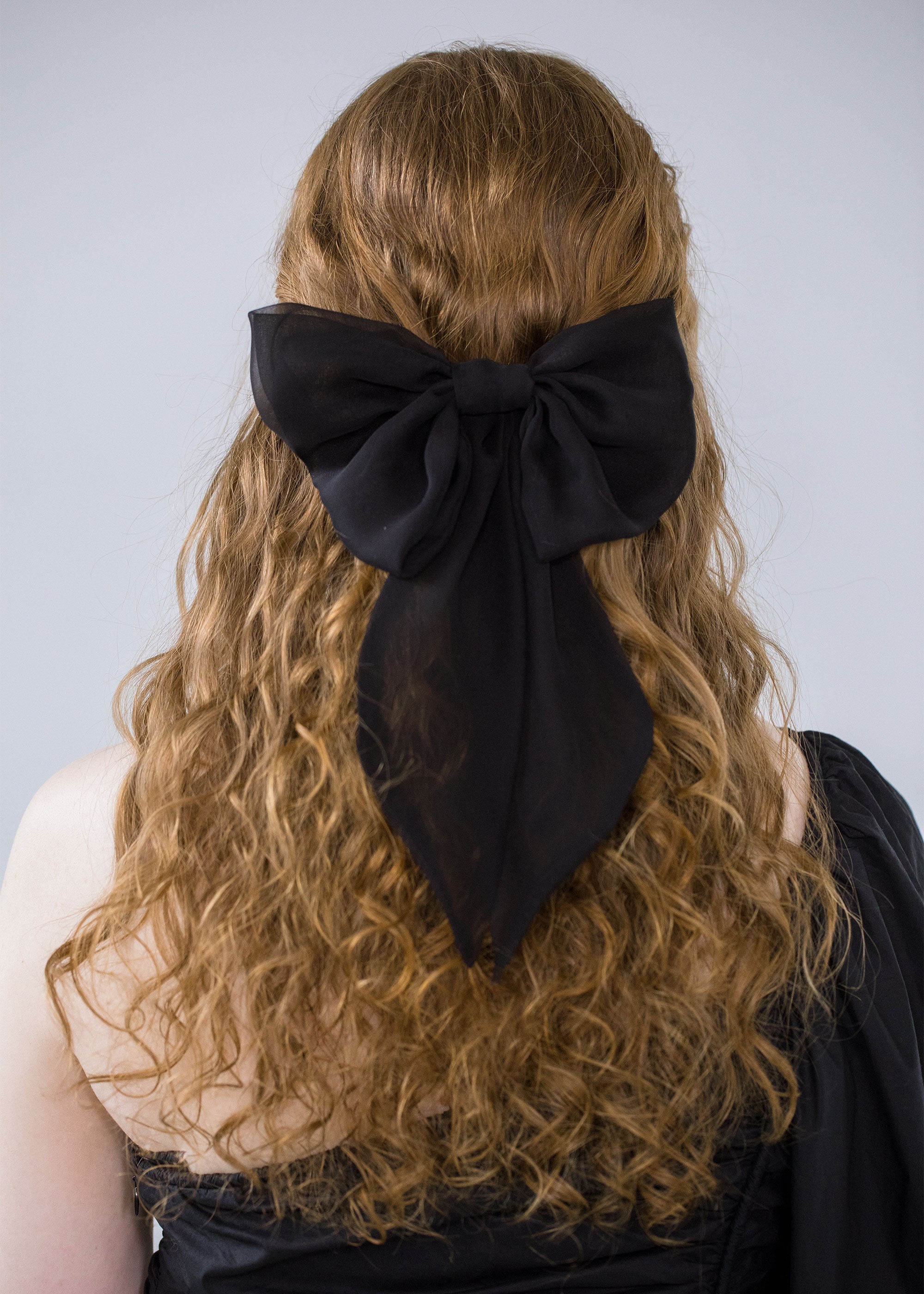 Louisa Bow Barrette -- Black – Jennifer Behr LLC