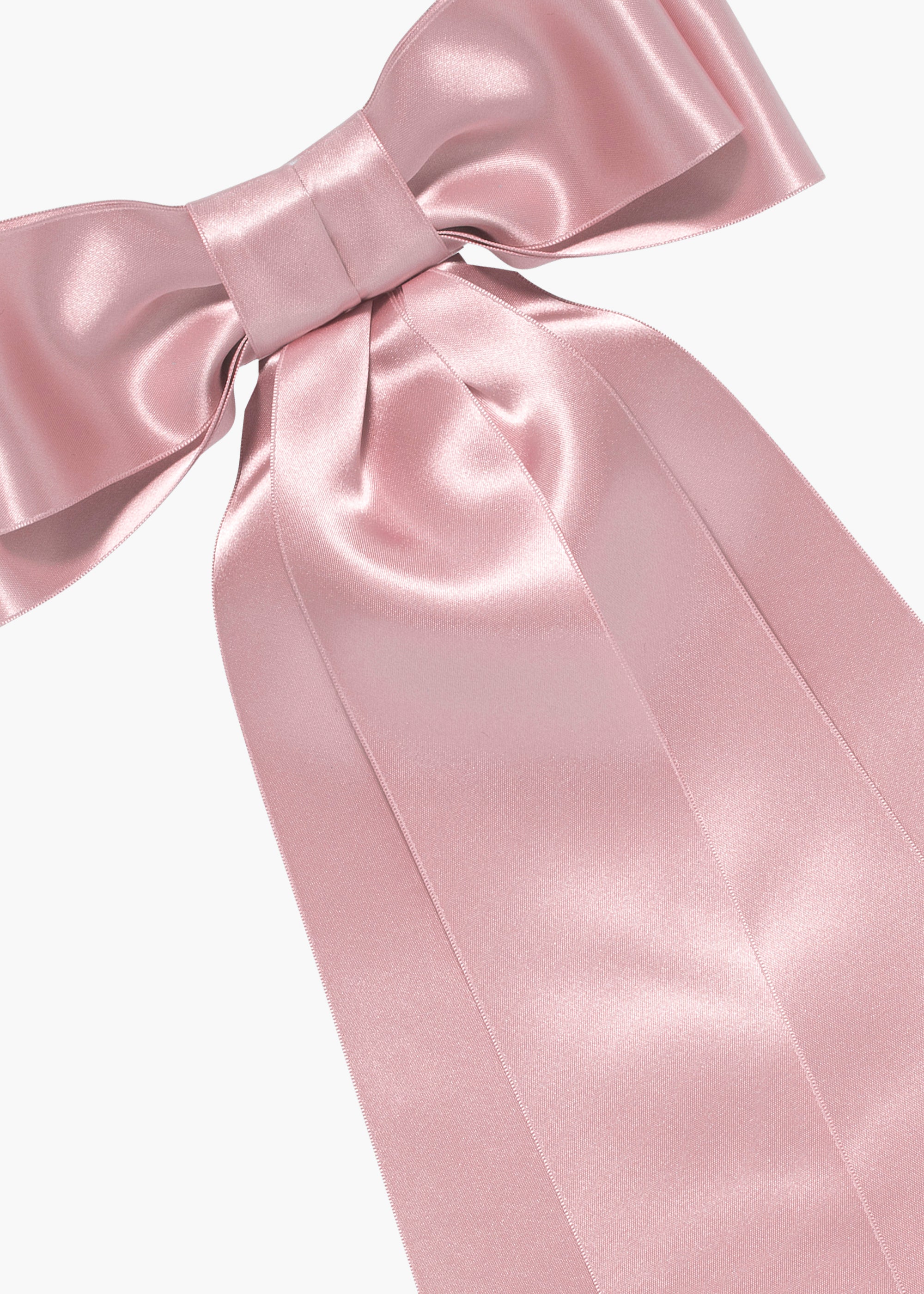 ELLA BOW BARRETTE - LIGHT PINK