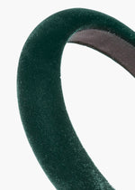 Load image into Gallery viewer, Tori Headband in Velvet -- Emerald
