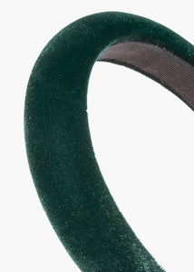 Tori Headband in Velvet -- Emerald