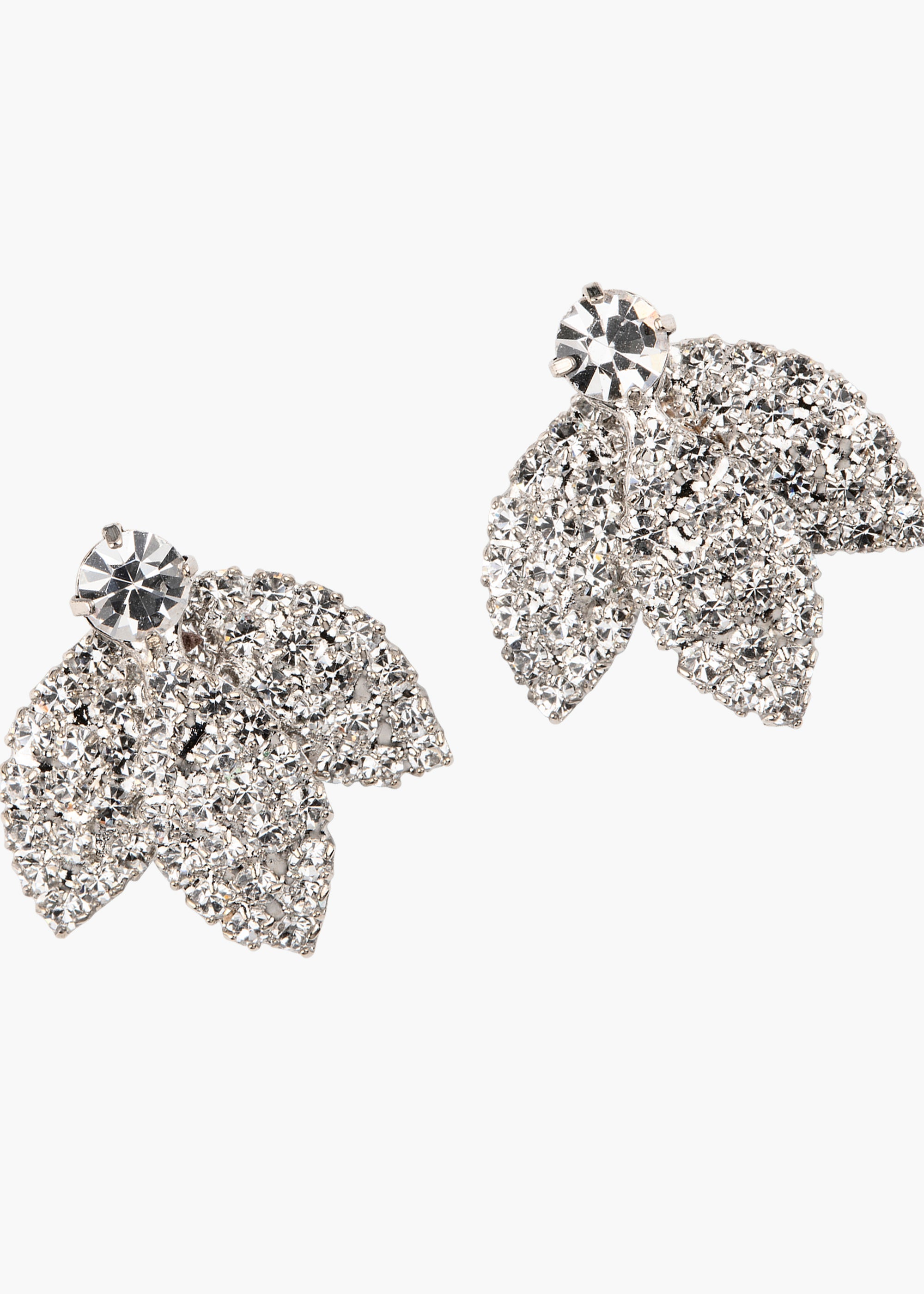 Jennifer BEHR Hailey Crystal-embellished Earrings - Silver