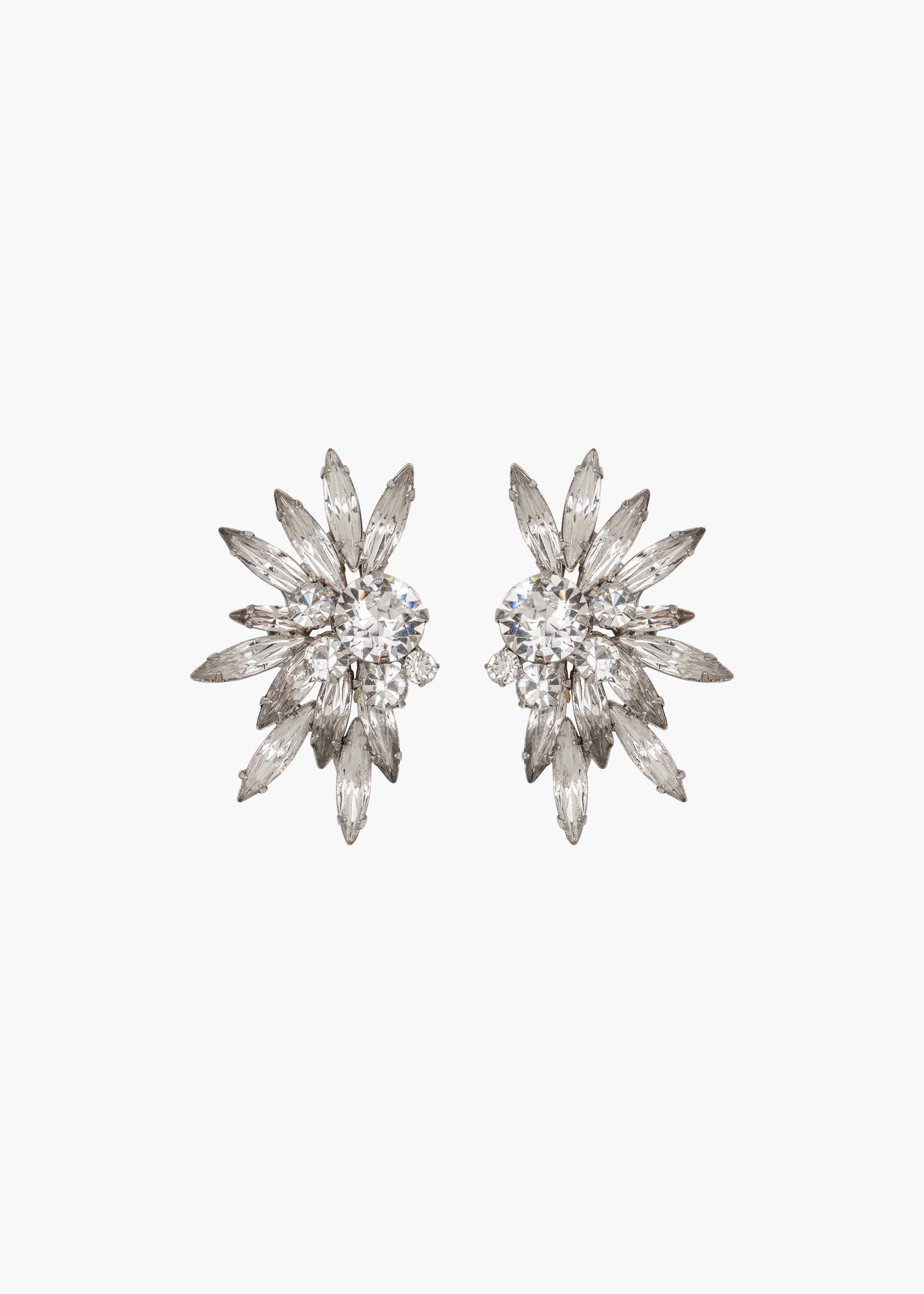 Shanti Earrings -- Crystal