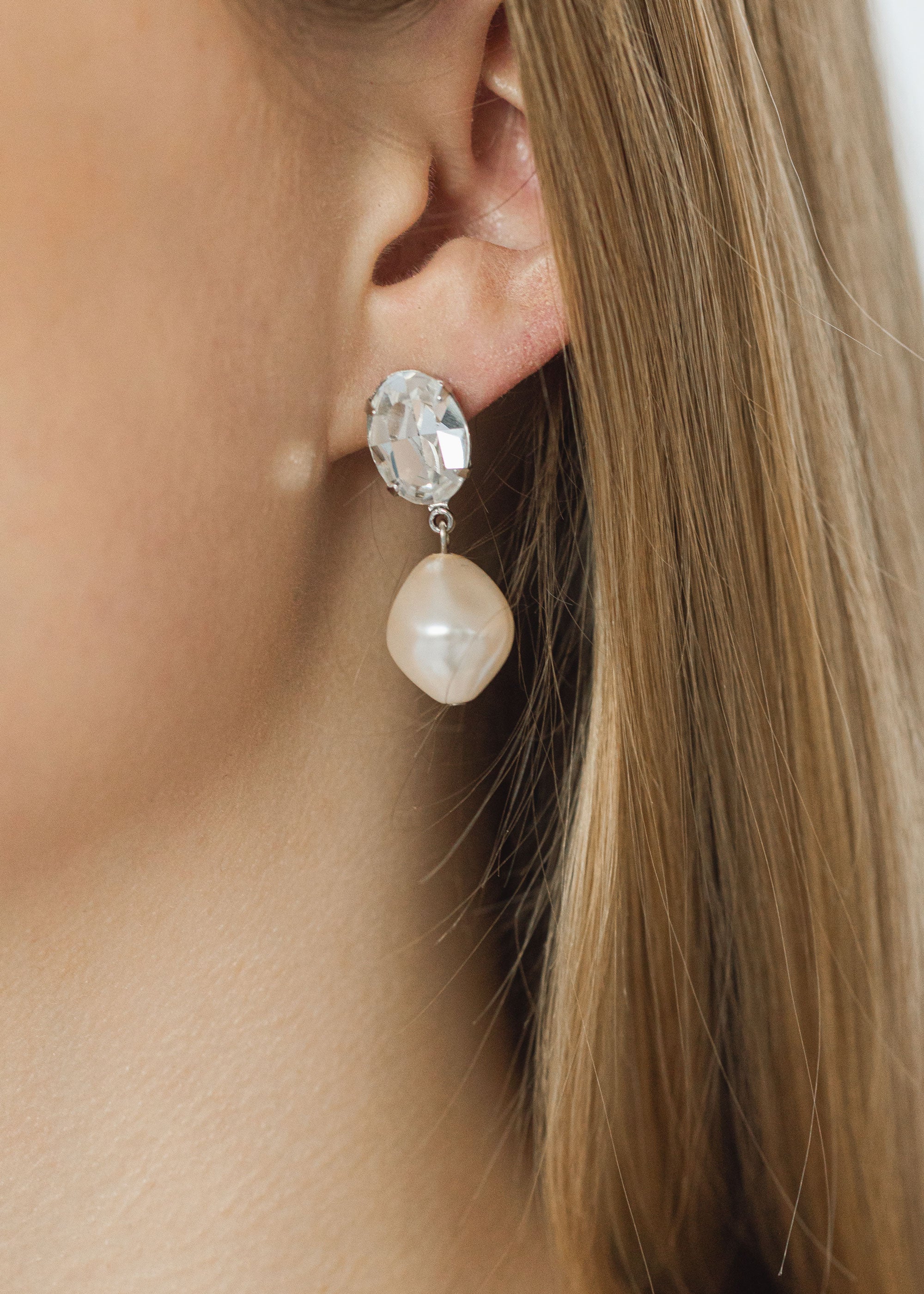 Tunis Earrings -- Crystal – Jennifer Behr LLC