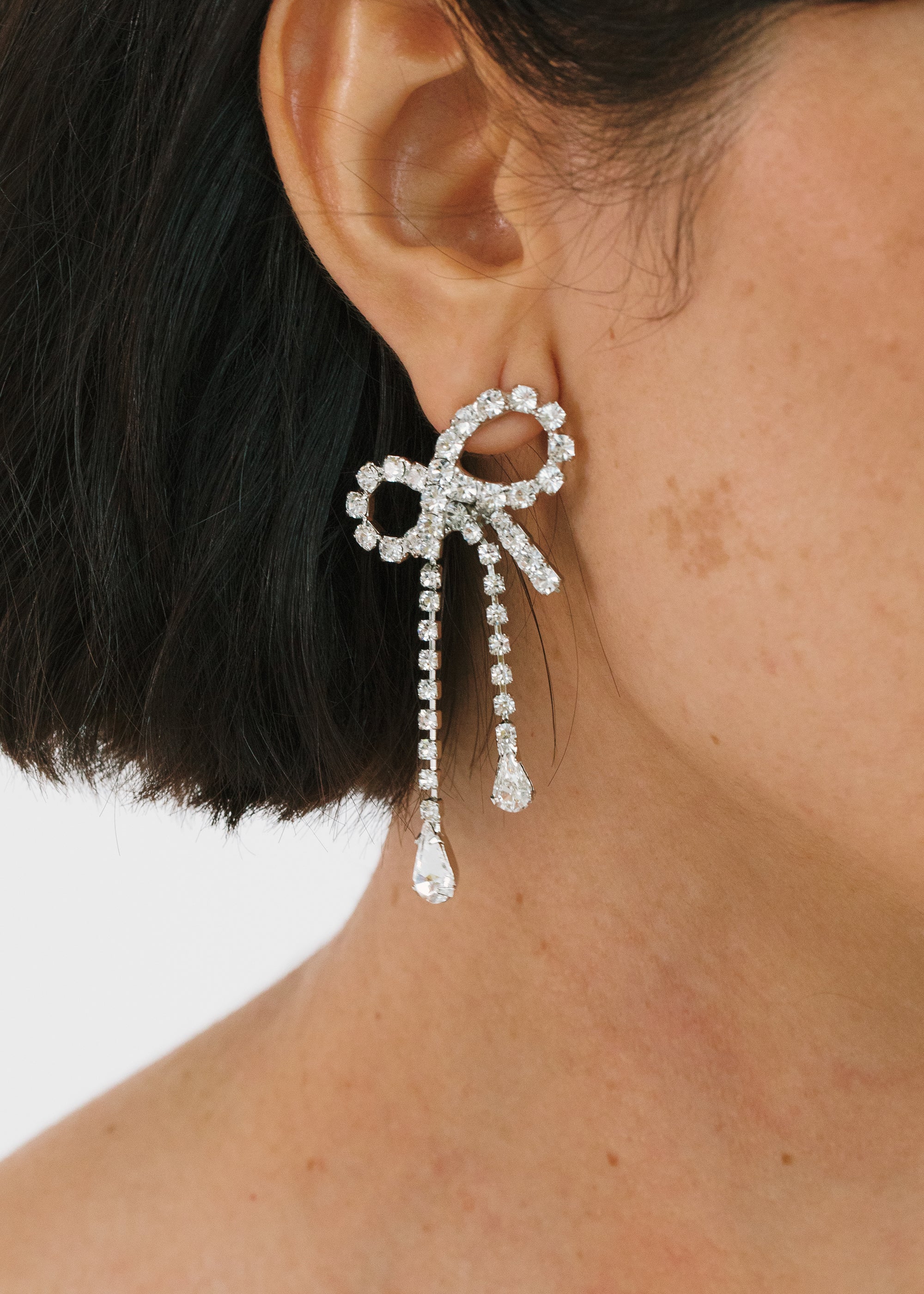 Mirabelle Earrings -- Crystal – Jennifer Behr LLC