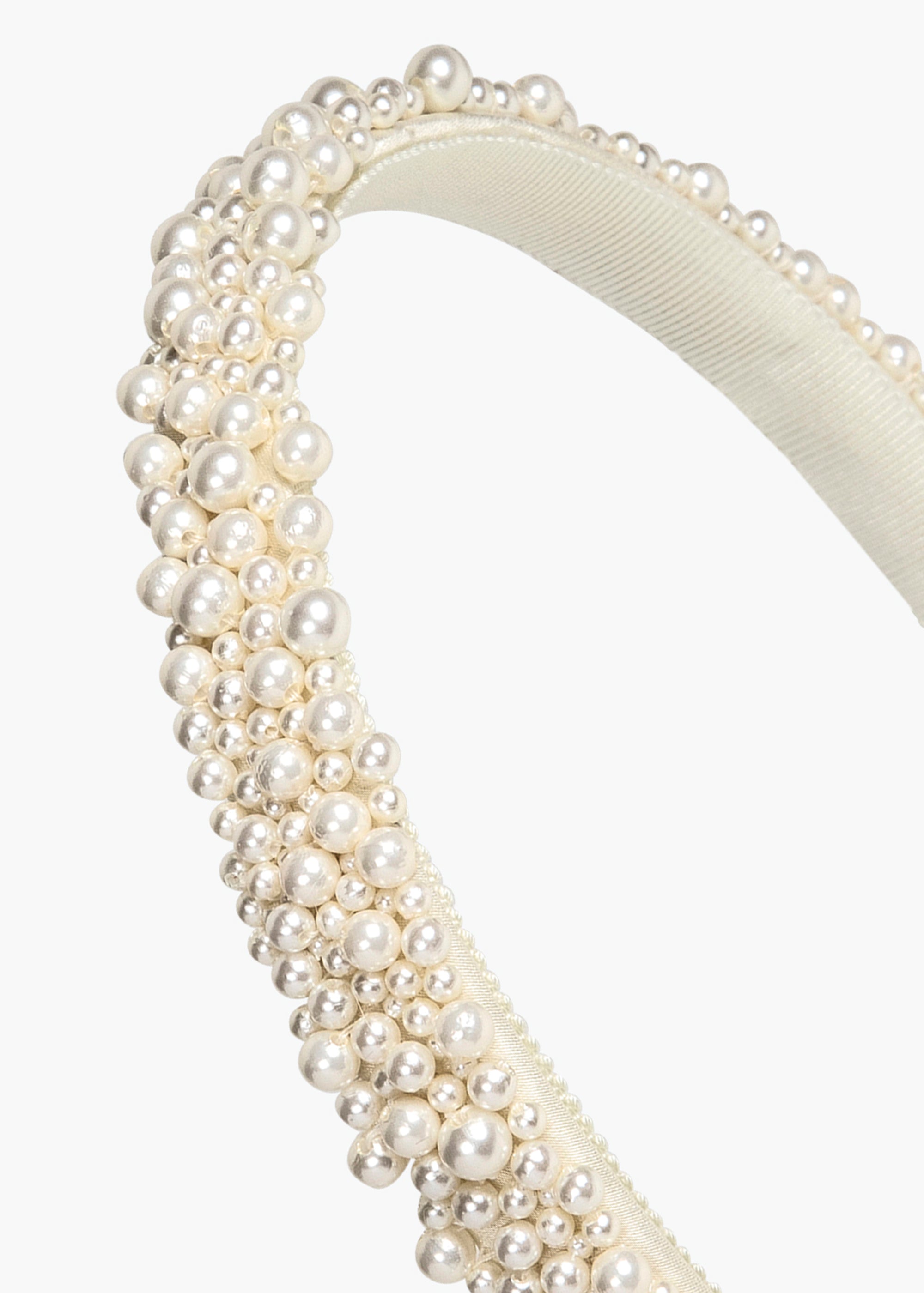 Bria Headband -- Pearl – Jennifer Behr LLC