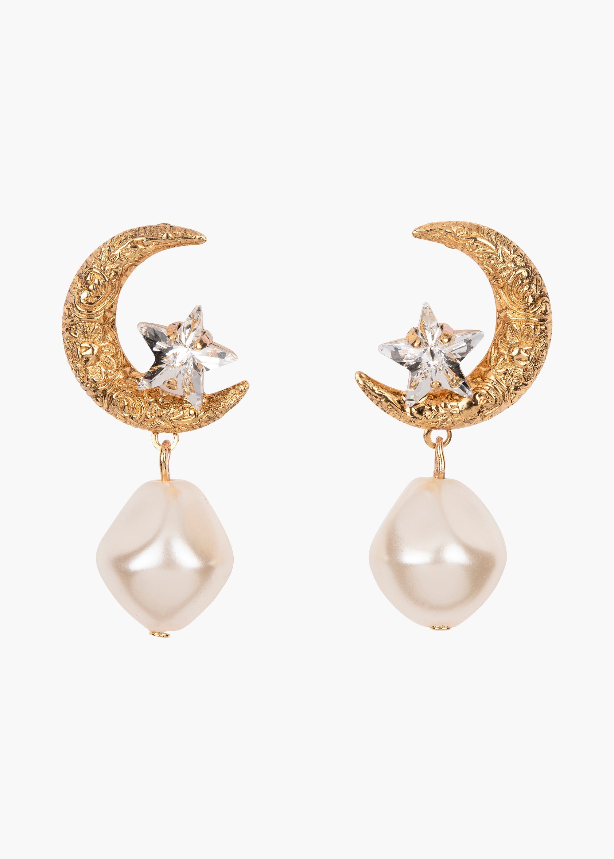 Lune Earrings -- Pearl – Jennifer Behr LLC