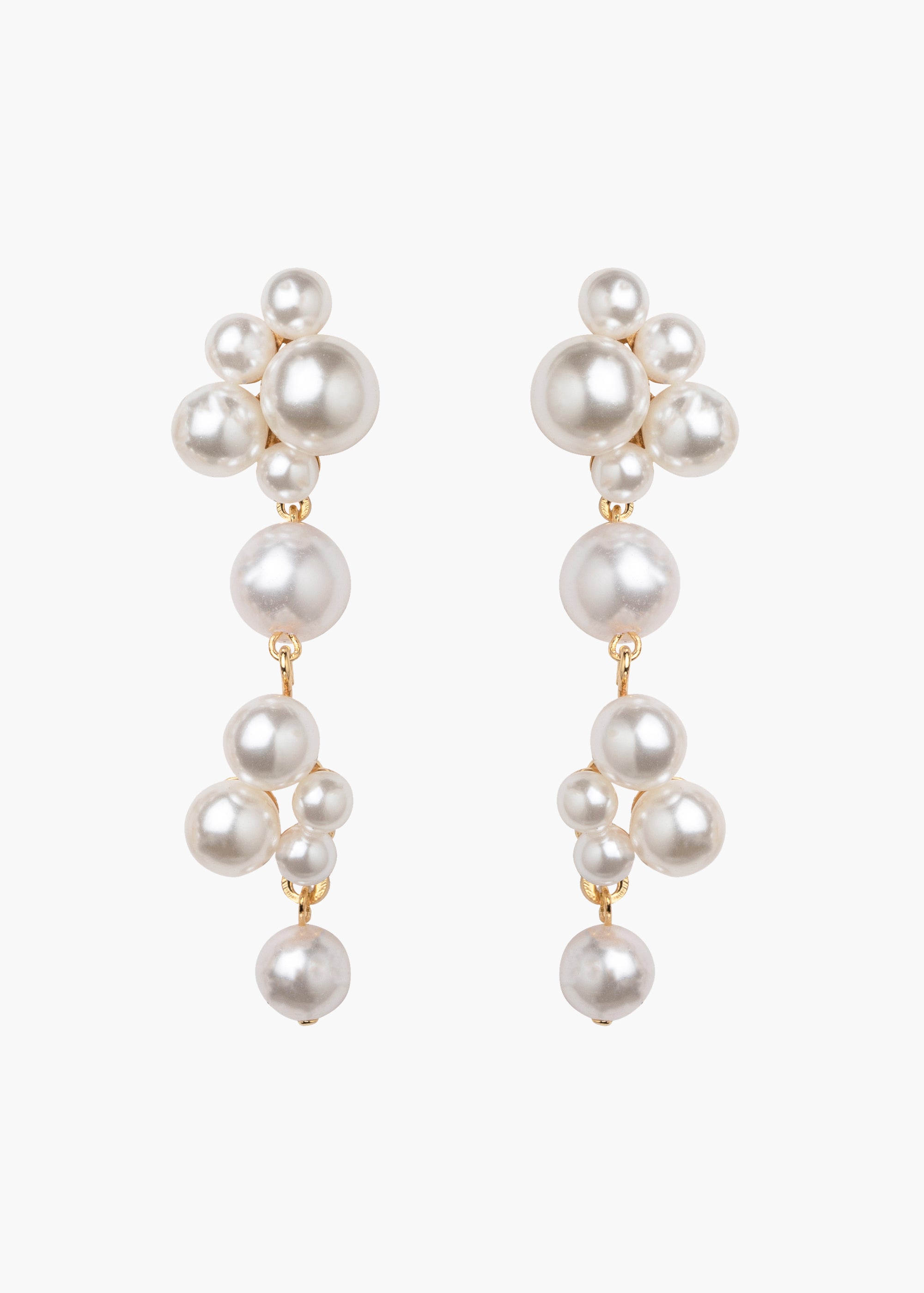 Pernilla Earrings -- Pearl – Jennifer Behr LLC