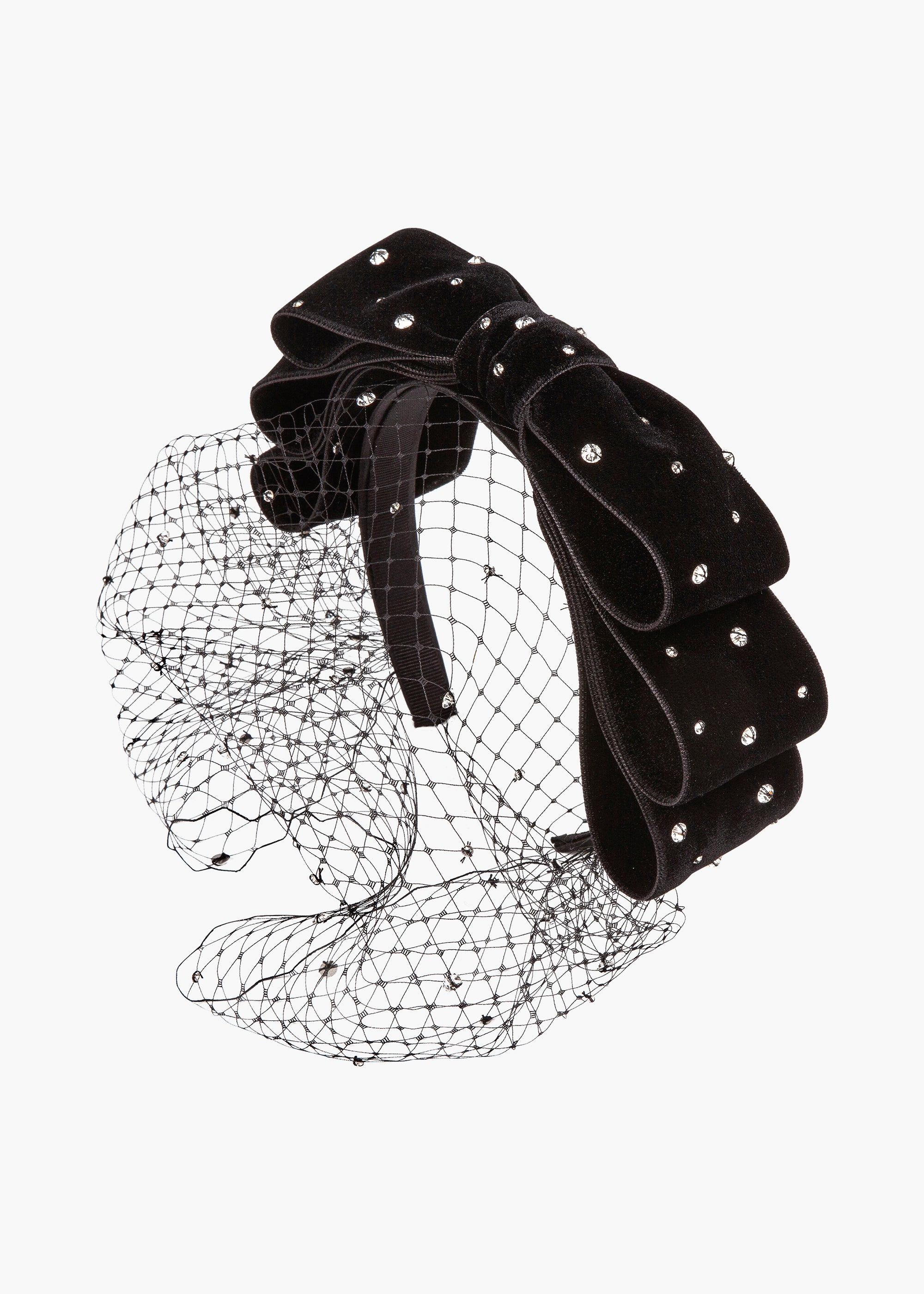 Jennifer BEHR Tori Voilette Headband Black